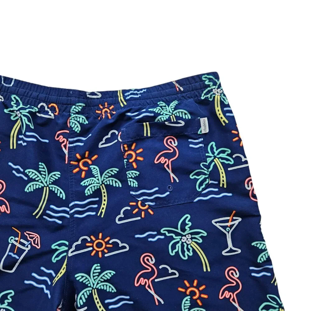Chubbies Neon Light Classic Swim Trunks Shorts Mens XXL Lined